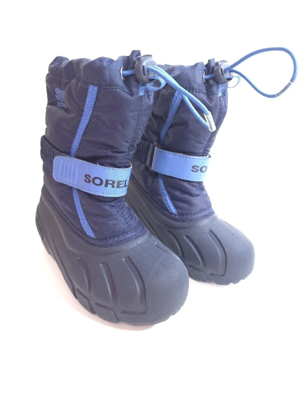 Sorel Flurry Waterproof Winter Snow Boots Shoes Kids Blue Insulated Warm 12